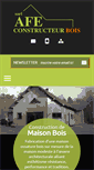 Mobile Screenshot of constructeurbois-afe-49.com